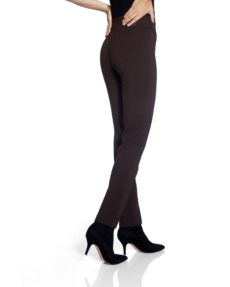 Ponte Slim Full Length Pant – Charisma Collections