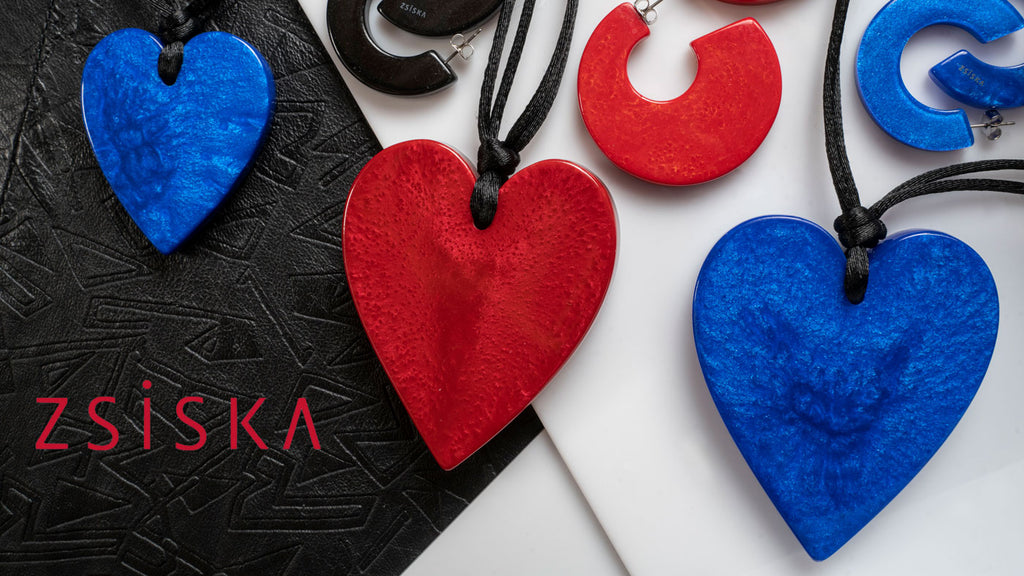Zsiska Accessories Necklace Earrings Resin Charisma Collections Women's Fashion Clothing Apparel Canmore Alberta Canada